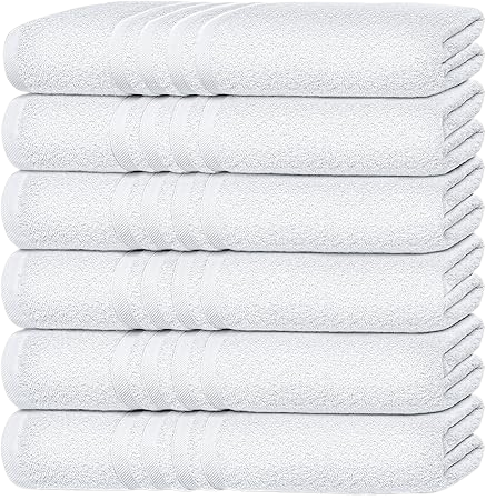 Bath Towel 22 X 44 Inch White