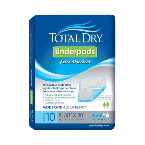 Disposable Underpads Totaldry 30X30