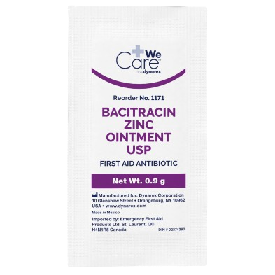 Bacitracin Zinc Ointment 0.9g Packet