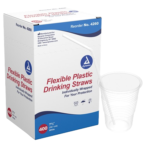 Flexible Plastic Drinking Straws