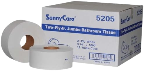 SunnyCare 9" Jumbo Bathroom Tissue Recyle 2-Ply 3.74 "X 1000