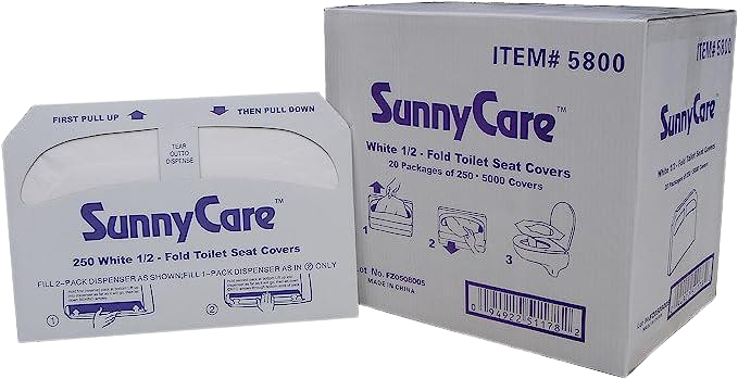 SunnyCare Premium Toilet Seat Covers