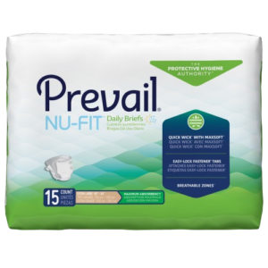 Prevail-Unisex Adult Incontinence Brief Prevail® Nu-Fit® X-Large Disposable Heavy Absorbency